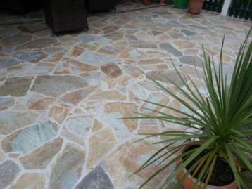 Siki Bont flagstones uit Griekenland beschikbaar voor biedingen