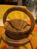 Inklapbare houten onderzetter/mandje, Ophalen, Zo goed als nieuw