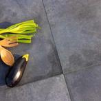 Keramische tegel Triagres Betonica Carbon 60x60x3 Restpartij, Ophalen of Verzenden, Nieuw, Keramiek, Terrastegels