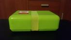 Lunchbox /Broodtrommel groen met elastiekje (nw), Ophalen of Verzenden, Nieuw
