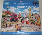 Puzzel *** CLOCKTOWER MARKET *** 1000 stukjes Gibsons, Hobby en Vrije tijd, Denksport en Puzzels, Ophalen of Verzenden, 500 t/m 1500 stukjes