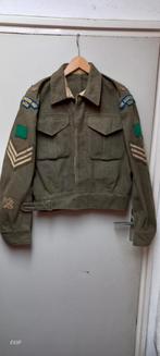 Canadese battle dress 4e armoured division, Verzamelen, Ophalen of Verzenden, Landmacht, Engeland, Embleem of Badge