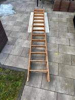 Vlisotrap met veiligheidsrek, Doe-het-zelf en Verbouw, Ladders en Trappen, Ophalen, Gebruikt
