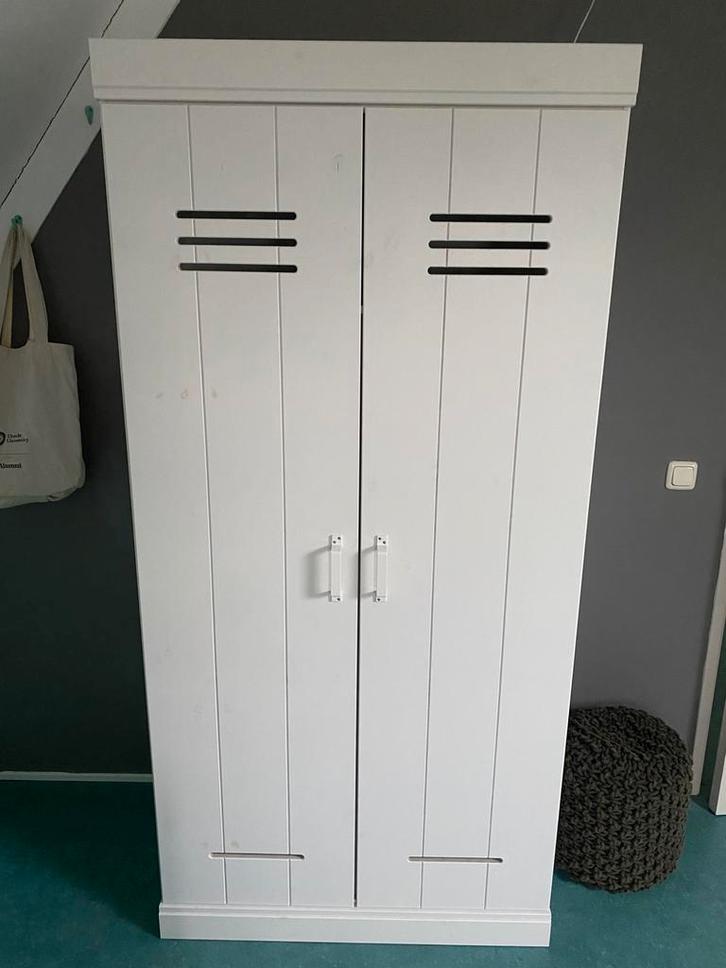 Kledingkast WOOOD, Kinderen en Baby's, Kinderkamer | Commodes en Kasten, Gebruikt, Kast, 105 cm of meer, 75 tot 100 cm, 50 tot 70 cm