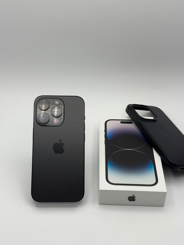 Iphone 14 Pro 128 GB (Space Black) - Topstaat! / Inruil mag, Telecommunicatie, Mobiele telefoons | Apple iPhone, Zo goed als nieuw