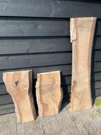 Notenhout Boomstamplank, Doe-het-zelf en Verbouw, Hout en Planken, Ophalen, Minder dan 25 mm, Zo goed als nieuw, Plank