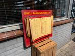 SHELL aanbevelingslijst jaren 60, Ophalen, Reclamebord, Gebruikt, .