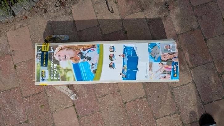 Intex zwembad 3x2 met filterpomp, bodembescherming, chemical, Tuin en Terras, Zwembaden, Gebruikt, Opzetzwembad, Minder dan 80 cm