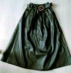 Vegan leren rok kleding dames, Zwart, Nieuw, Ophalen of Verzenden, Maat 36 (S)