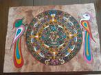 Schildering van Azteken kalender, Antiek en Kunst, Ophalen of Verzenden