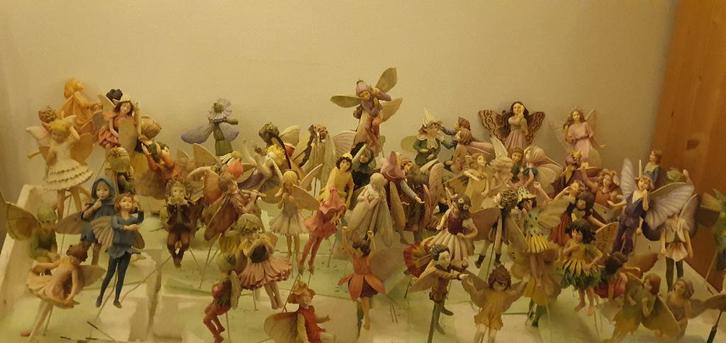 Flower Fairies beeldjes, Verzamelen, Beelden en Beeldjes, Zo goed als nieuw, Fantasy, Ophalen of Verzenden