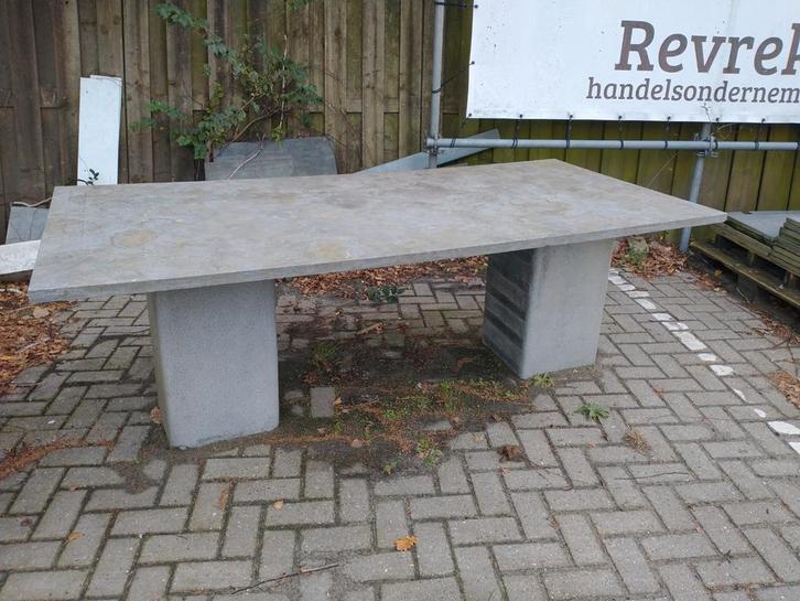 Granieten Tuintafel - Robuust & Stijlvol, Tuin en Terras, Tuintafels, Gebruikt, Rechthoekig, Overige materialen, Ophalen