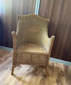 Rieten stoel, Huis en Inrichting, Stoelen, Ophalen, Gebruikt, Bruin, Riet of Rotan