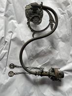 Antieke gaslamp muurarmatuur, dateert uit begin 19de eeuw., Antiek en Kunst, Ophalen of Verzenden