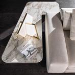 Minotti Song corner Console in duurste marmer calacatta Oro, Info@micheldethouars.nl, Minotti, 9723 CA, Ophalen of Verzenden