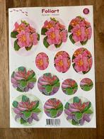 Knipvel Foliart piramide - bloemen, Ophalen of Verzenden, Nieuw, Natuur, Knipvel