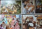 OUDE SCHOOL/WANDPLATEN GESCHIEDENIS/AARDRIJKSKUNDE  25 stuks, Ophalen, A1 t/m A3