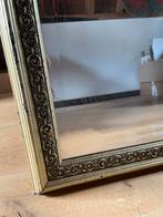 Spiegel met mooie rand goudkleurig 100x70, 100 tot 150 cm, Zo goed als nieuw, 50 tot 75 cm, Ophalen