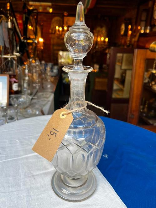 Antiek karaf (15,-), Antiek en Kunst, Antiek | Glas en Kristal, Ophalen of Verzenden