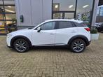 Mazda CX-3 2.0 SkyActiv-G 120 GT-Luxury | AUTOMAAT | LEDER |, 4 cilinders, Leder en Stof, Wit, SUV of Terreinwagen