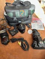 Nikon D40 complete set nikkor 18-55 55-200mm flitser tas etc, Audio, Tv en Foto, Fotocamera's Digitaal, Spiegelreflex, Gebruikt