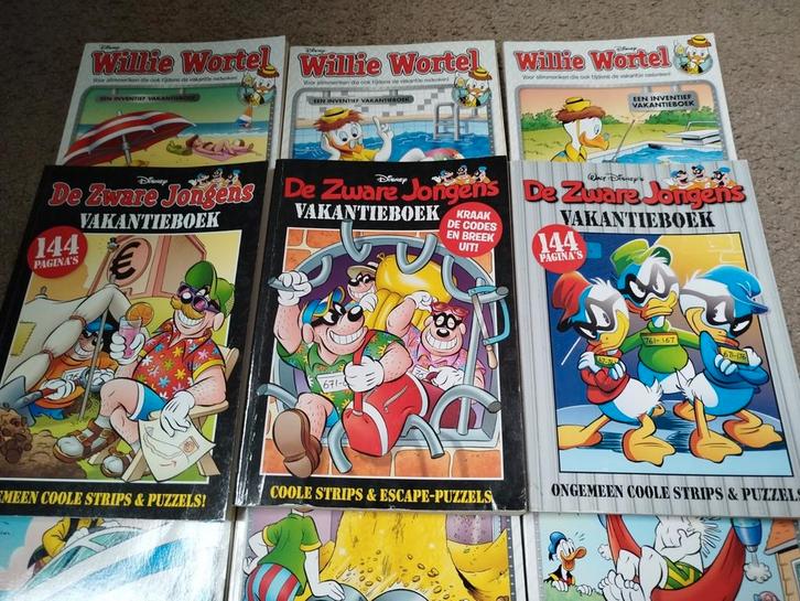Zware jongens en Willie Wortel vakantieboeken, Boeken, Strips | Comics, Zo goed als nieuw, Meerdere comics, Europa, Ophalen of Verzenden