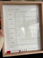 Planbord met dagen van de week incl. stift, Gebruikt, Ophalen of Verzenden