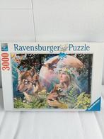 Ravensburger puzzle 3000 stukjes 'wolven in de maneschijn', Ophalen of Verzenden, Meer dan 1500 stukjes, Gebruikt