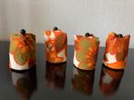 Retro 1970 eiermutsjes eierdopjes paasdecoratie, Ophalen of Verzenden, Huis en Inrichting
