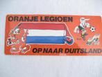 EK sticker Duitsland 1988 Nederland kampioen, Verzamelen, Nieuw, Overige binnenlandse clubs, Ophalen of Verzenden, Poster, Plaatje of Sticker
