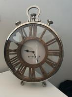 Tafelklok Riverdale Luton silver 40 cm, Huis en Inrichting, Woonaccessoires | Klokken, Ophalen of Verzenden, Zo goed als nieuw