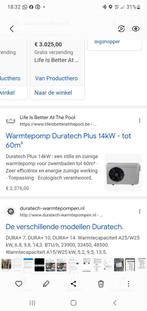 Zwembad warmtepomp 14kw Afhalen België Limburg beringen, Tuin en Terras, Zwembad-toebehoren, Ophalen, Zo goed als nieuw