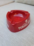 Vintage Tuborg Beer rode plastic asbak Made in Italy 1980s, Ophalen of Verzenden, Zo goed als nieuw, Asbak