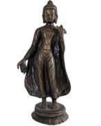 Staande bronzen Boeddha – Nepal – 27,5 cm hoog, Ophalen of Verzenden, Gebruikt