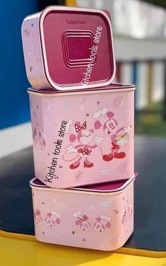 Tupperware voorraadbus Clickplus Mickey Mouse Blokbussen set, Huis en Inrichting, Keuken | Tupperware, Nieuw, Bus of Trommel, Ophalen of Verzenden