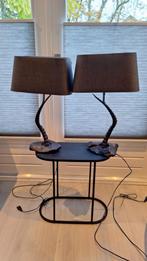 Set van 2 orginele lampen, Huis en Inrichting, Lampen | Tafellampen, Ophalen, Zo goed als nieuw, Minder dan 50 cm