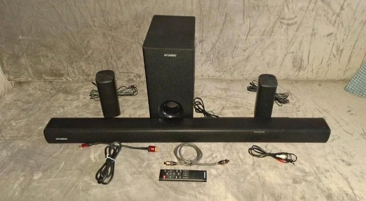 Hyundai soundbar surround set 5.1 dynasty, Audio, Tv en Foto, Soundbars, Zo goed als nieuw, Ophalen