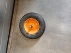 Kruiwagenwiel 400x8 as 12cm Starco, Ophalen of Verzenden, Zo goed als nieuw