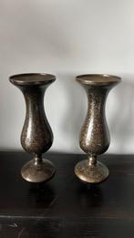 Set van twee bronzen vaasjes india, Ophalen of Verzenden, Brons