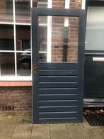 Hardhouten buitendeuren, Ophalen of Verzenden, 200 tot 215 cm, Glas, Buitendeur