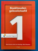 Boekhouden geboekstaafd 1, Boeken, Nieuw, Ophalen of Verzenden