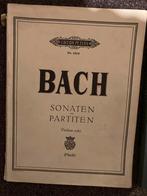 5 muziekboeken Bach voor viool en piano, Ophalen, Gebruikt, Klassiek, Viool of Altviool