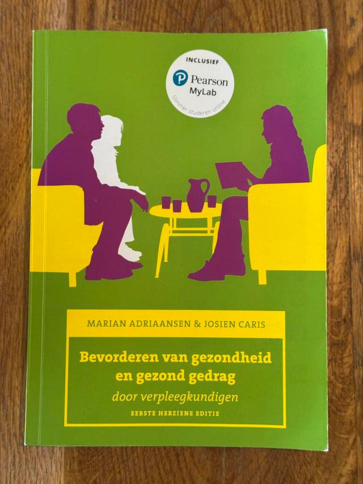 Bevorderen van gezondheid en gezond gedrag, 1e herziene edit, Boeken, Schoolboeken, Gelezen, Nederlands, Overige niveaus, Ophalen of Verzenden