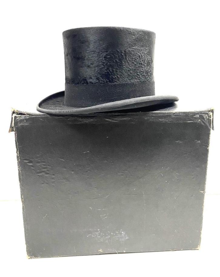 Hoge hoed van Eduard Pelger, Kleding | Heren, Hoeden en Petten, Gedragen, Hoed, 57 cm (M, 7⅛ inch) of minder, Ophalen of Verzenden