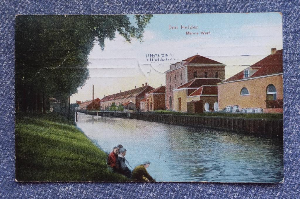 Den Helder. Marine Werf, Ophalen of Verzenden, Voor 1920, Gelopen, Noord-Holland