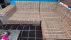 Loungeset naturel rotan., Tuin en Terras, Ophalen, Overige materialen, Gebruikt, 6 zitplaatsen