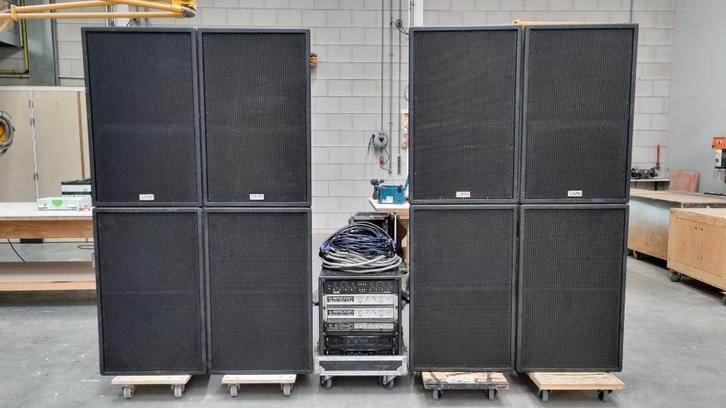 EAW KF850 Grote Profesionele geluid set topstaat Crown amps, Muziek en Instrumenten, Versterkers | Keyboard, Monitor en PA, Zo goed als nieuw