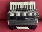 Z.g.a.n. compacte duitse Silvetta accordeon . 72 bas ., Muziek en Instrumenten, Accordeons, 72-bas, Zo goed als nieuw, Hohner