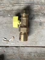 Gaskraan 1/2 bi x15 knel, Ophalen of Verzenden, Nieuw, Koper, Kraan