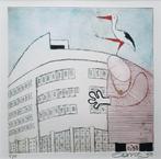 Haags Stadhuis 1/75 - Kunstenaar: Gerrit Albers, Antiek en Kunst, Kunst | Etsen en Gravures, Ophalen of Verzenden